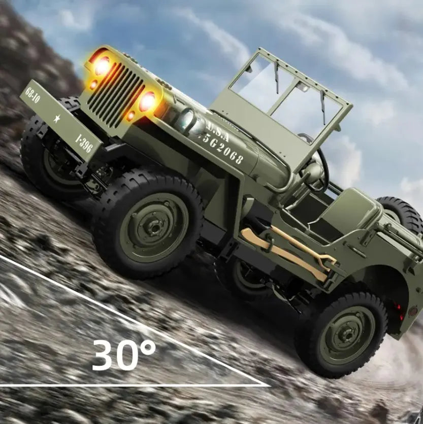 Auto a Control Remoto - 1/10 Classic 1941 Jeep Willys - JJRC C8815 JJRC