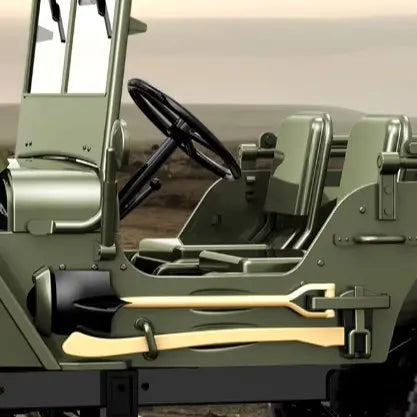Auto a Control Remoto - 1/10 Classic 1941 Jeep Willys - JJRC C8815 JJRC