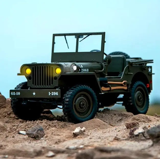 Auto a Control Remoto - 1/10 Classic 1941 Jeep Willys - JJRC C8815 JJRC