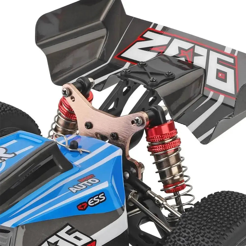 Auto a Control Remoto - 1/14 Buggy Driving - Wltoys 144001 Azul o Rojo - Juguetería del Sur
