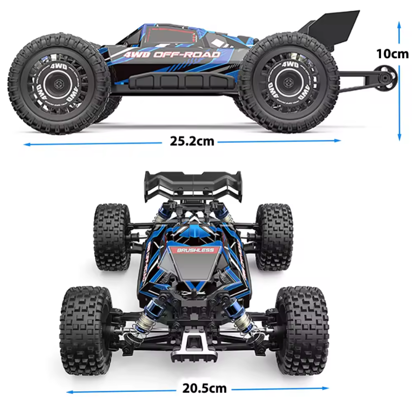 Auto a Control Remoto - 1/16 Buggy 4WD Off-Road - MJX Hyper Go 16207