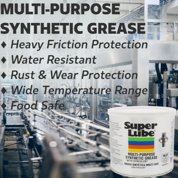 Grasa Profesional SUPER LUBE Sintética - CVD, Rótulas y Engranajes - 85g 21030