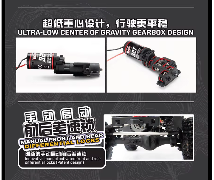 Auto a Control Remoto - 1/10 FORD Bronco - YIKONG YK41012