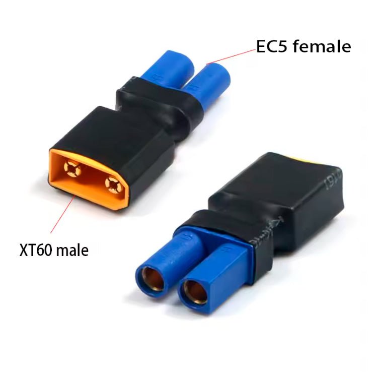 Adaptador de Batería - Conector XT60 a EC5 (1 unidad) - Jugueteria del Sur