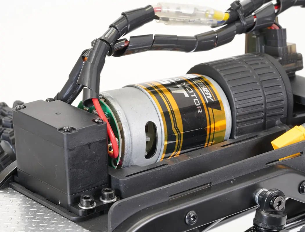 Auto a Control Remoto - 1/10 Atlas Mud Master - FMS Amarillo, Naranjo o Azul - Jugueteria del Sur