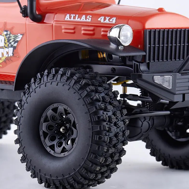 Auto a Control Remoto - 1/10 Atlas Mud Master - FMS Amarillo, Naranjo o Azul - Jugueteria del Sur