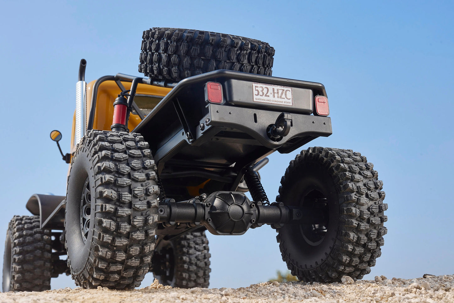 Auto a Control Remoto - 1/10 Atlas Mud Master - FMS Amarillo, Naranjo o Azul - Jugueteria del Sur