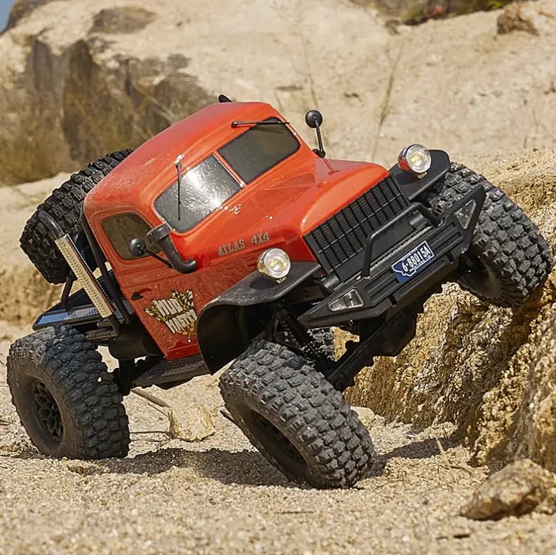Auto a Control Remoto - 1/10 Atlas Mud Master - FMS Amarillo, Naranjo o Azul - Jugueteria del Sur