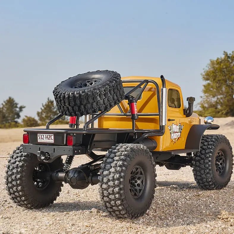 Auto a Control Remoto - 1/10 Atlas Mud Master - FMS Amarillo, Naranjo o Azul - Jugueteria del Sur