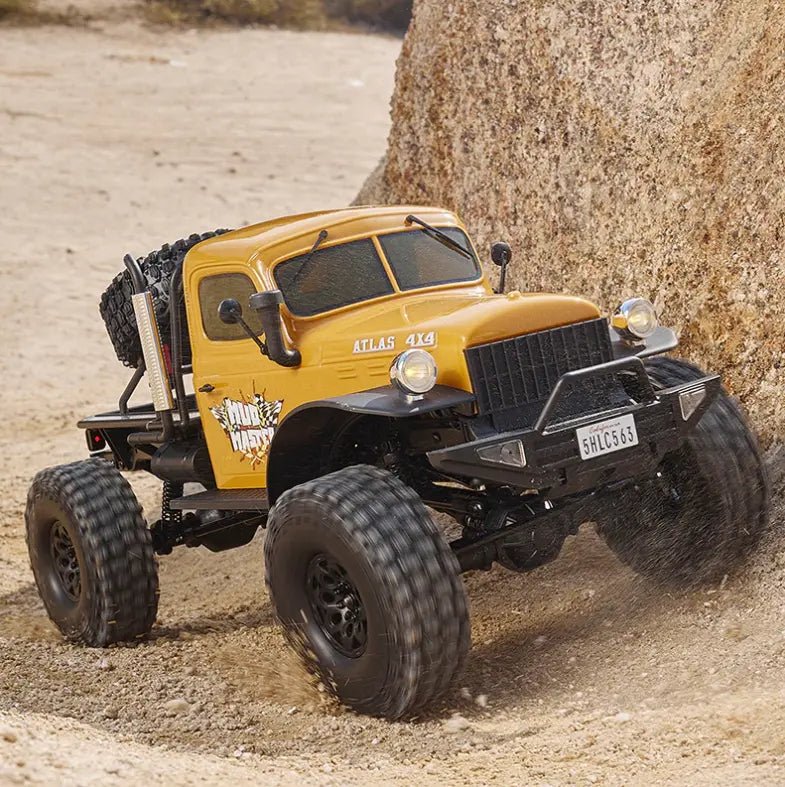 Auto a Control Remoto - 1/10 Atlas Mud Master - FMS Amarillo, Naranjo o Azul - Jugueteria del Sur