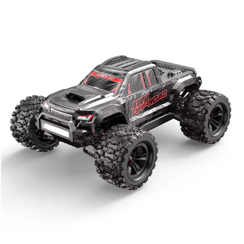 Auto a Control Remoto - 1/10 Camioneta MJX Hyper Go 10208 V2 - Negro o Blanco - Jugueteria del Sur