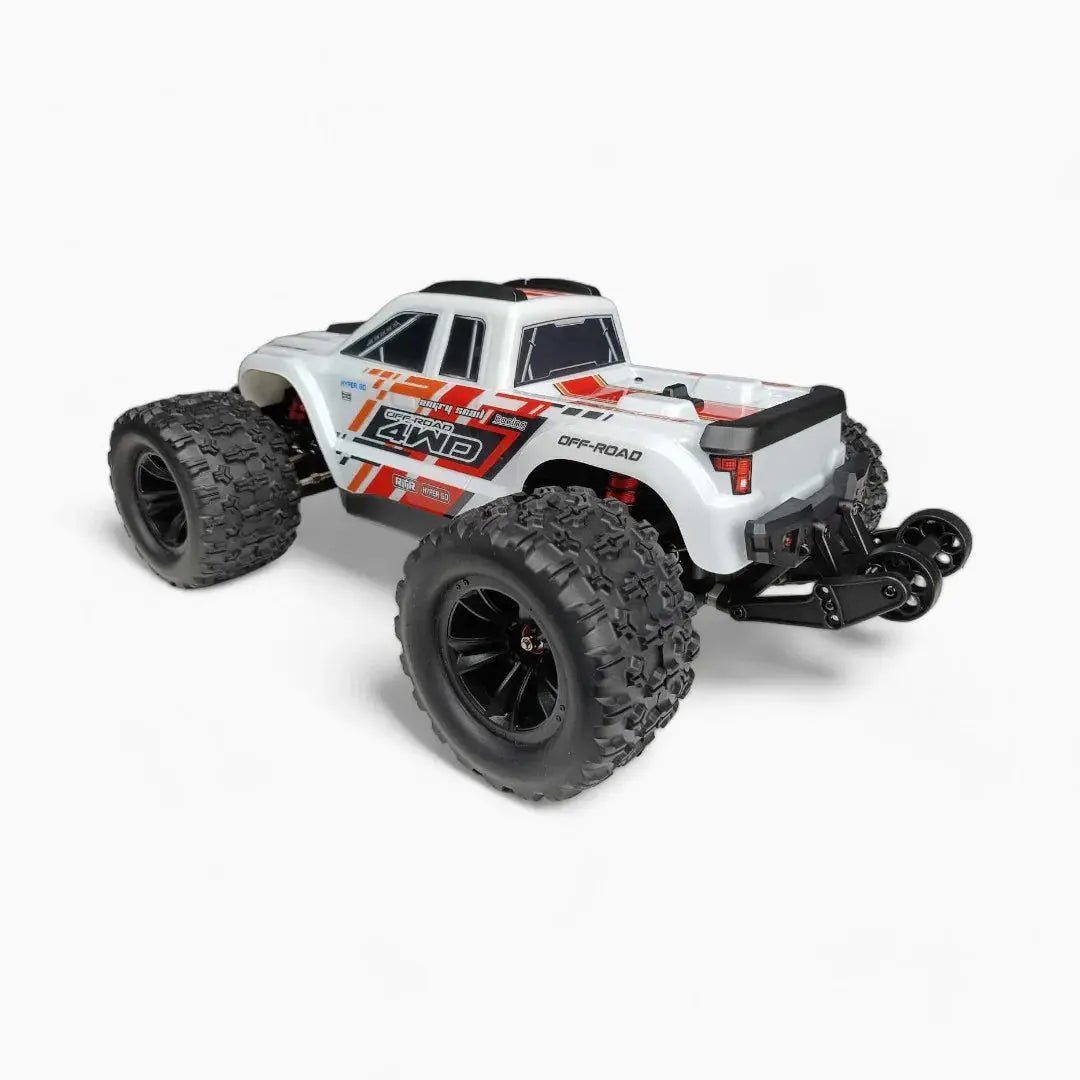 Auto a Control Remoto - 1/10 Camioneta MJX Hyper Go 10208 V2 - Negro o Blanco - Jugueteria del Sur
