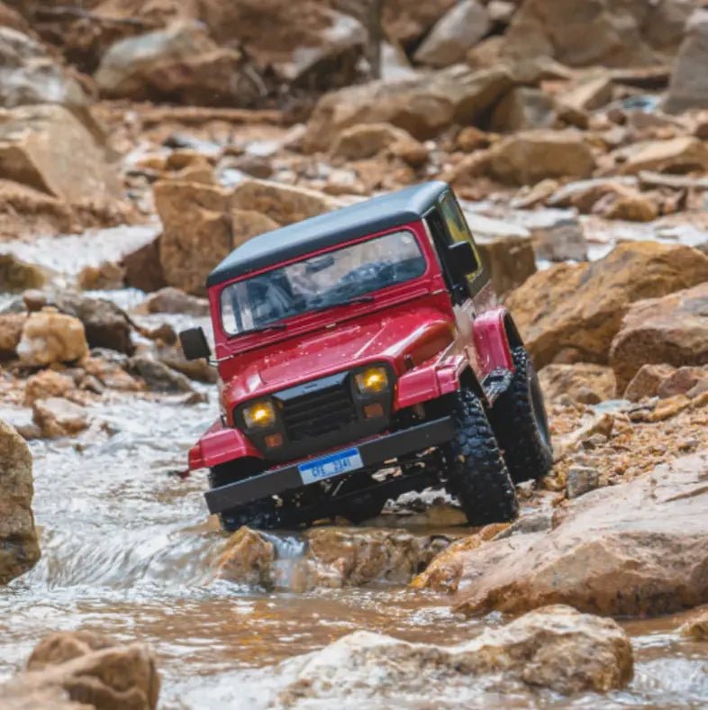 Auto a Control Remoto - 1/10 Mashigan Rock Crawler - FMS V2 - Jugueteria del Sur