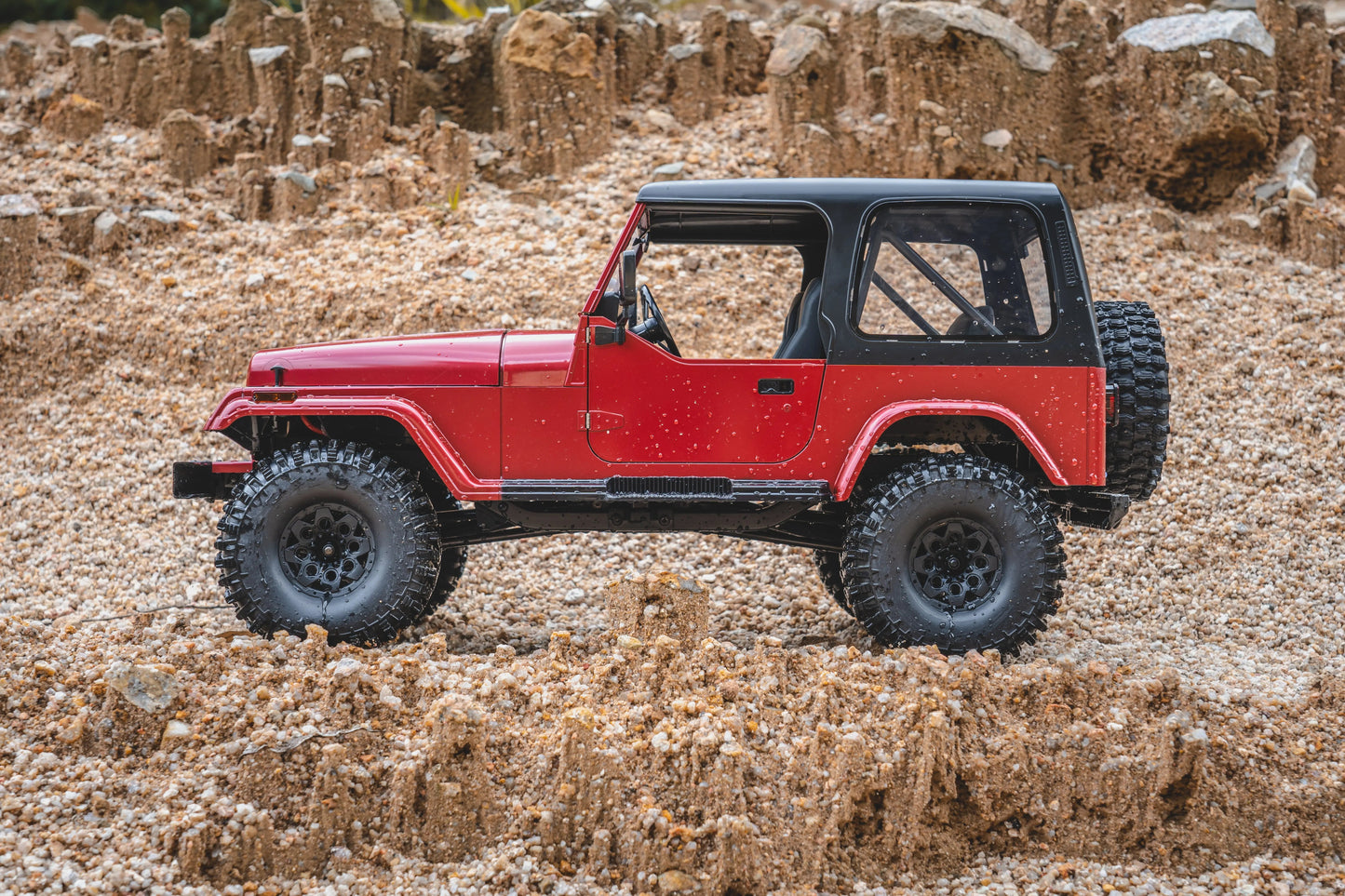 Auto a Control Remoto - 1/10 Mashigan Rock Crawler - FMS V2 - Jugueteria del Sur