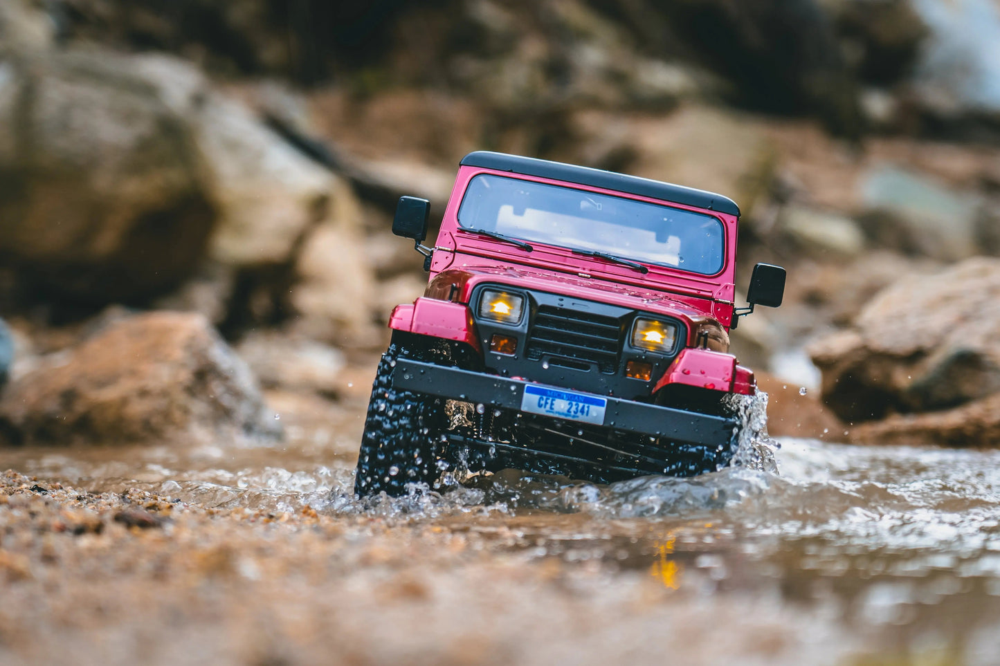 Auto a Control Remoto - 1/10 Mashigan Rock Crawler - FMS V2 - Jugueteria del Sur