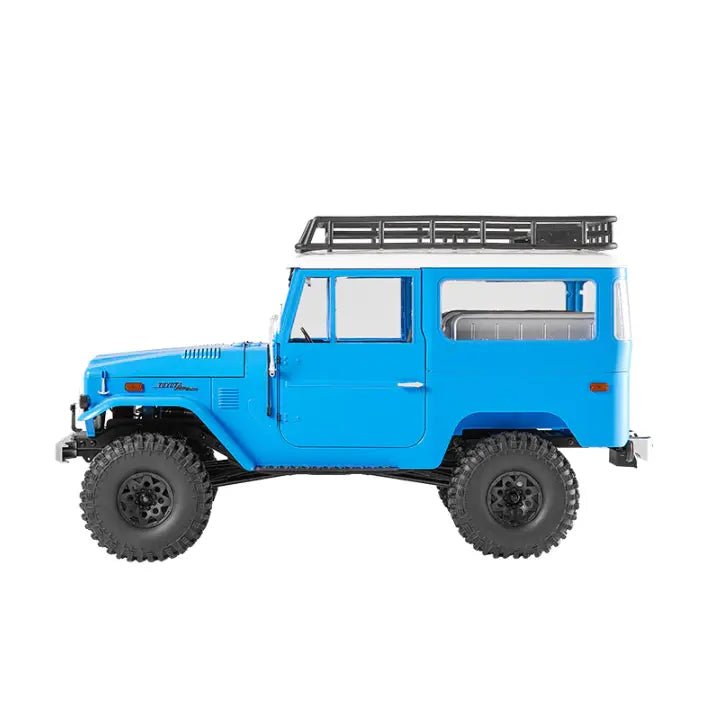 Auto a Control Remoto - 1/10 Toyota Land Cruiser FJ40 - FMS Amarillo o Azul - Jugueteria del Sur