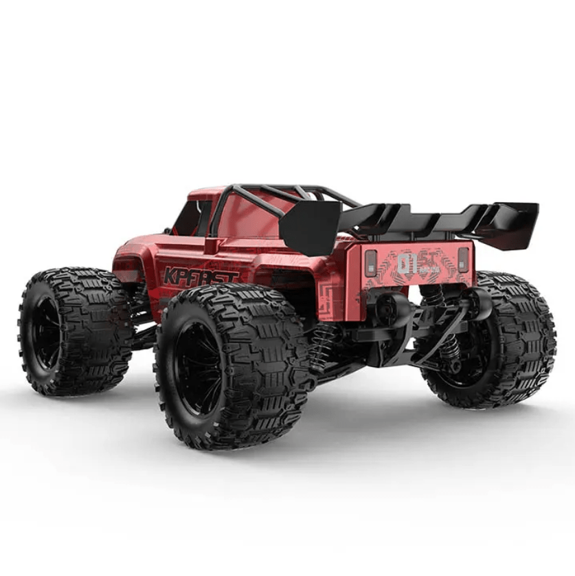 Auto a Control Remoto - 1/14 Camioneta KP FAST - KF18 Negro y Rojo - Jugueteria del Sur