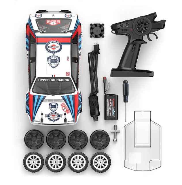 Auto a Control Remoto - 1/14 Rally LANCIA DELTA WRC - MJX Hyper Go 14302 - Jugueteria del Sur