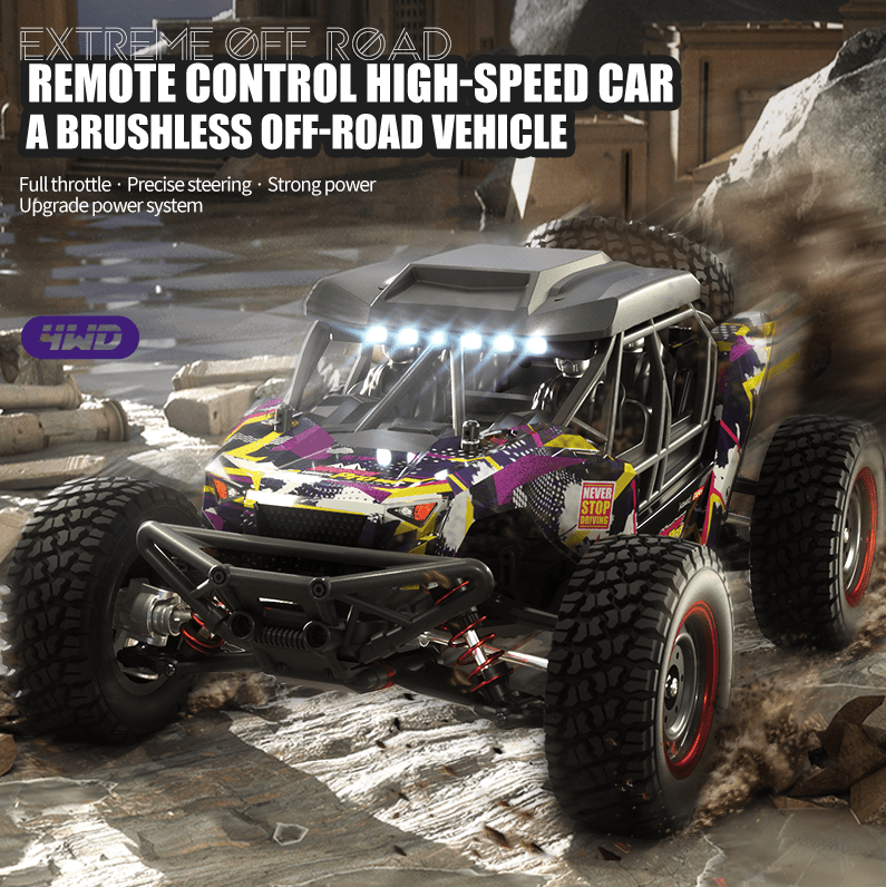 Auto a Control Remoto - 1/16 Adventurer Brushless - SCY 16106 PRO Azul - Jugueteria del Sur