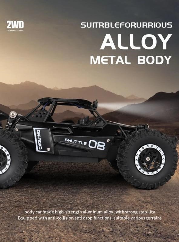 Auto a Control Remoto - 1/16 Buggy Shuttle K.K - Azul . Naranjo . Rojo - Jugueteria del Sur