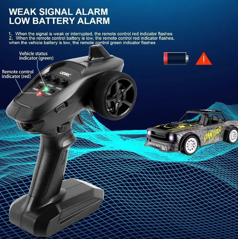 Auto a Control Remoto - 1/16 Drift Pista Panther - UDIRC UD1602 - Jugueteria del Sur