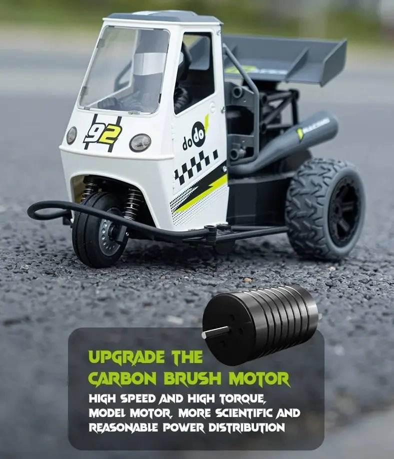 Auto a Control Remoto - 1/16 Motocicleta 3 Ruedas DoDo 95 - ZWN S915 - Jugueteria del Sur