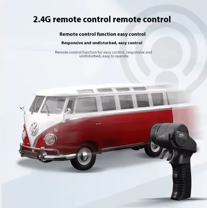 Auto a Control Remoto - 1/16 Volkswagen tipo 2, T1 - Maisto - Jugueteria del Sur