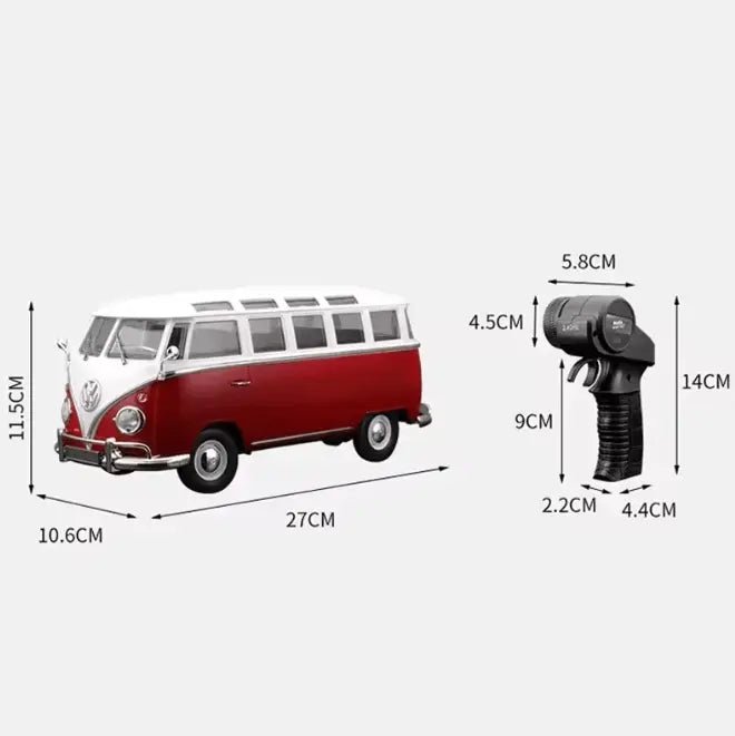 Auto a Control Remoto - 1/16 Volkswagen tipo 2, T1 - Maisto - Jugueteria del Sur