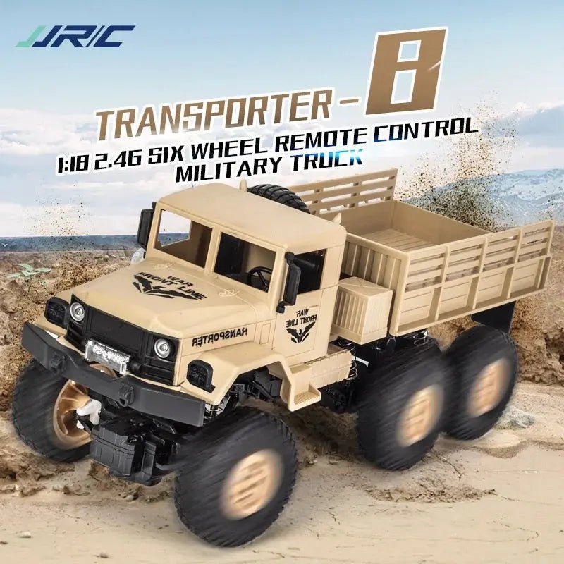 Auto a Control Remoto - 1/18 Camión Militar - JJRC Q69 - YW - Jugueteria del Sur