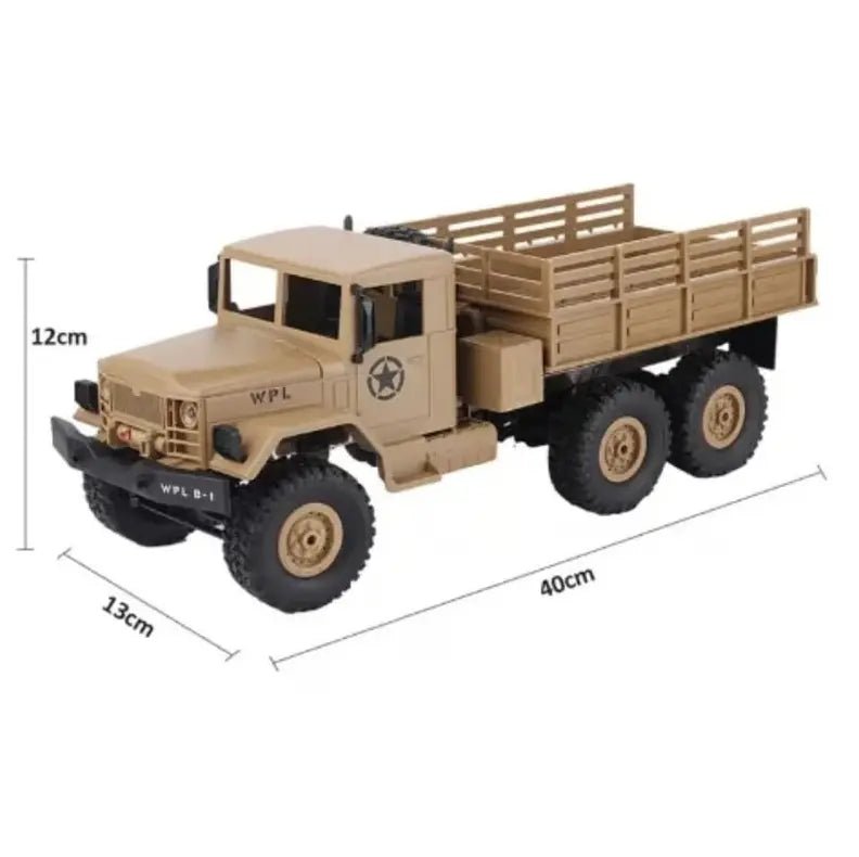 Auto a Control Remoto - 1/18 Camión Militar - JJRC Q69 - YW - Jugueteria del Sur