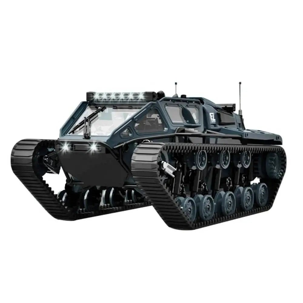 Auto a Control Remoto - 1/18 Tanque Anfibio Ripsaw - JJRC C8812 Negro o Cafe - Jugueteria del Sur