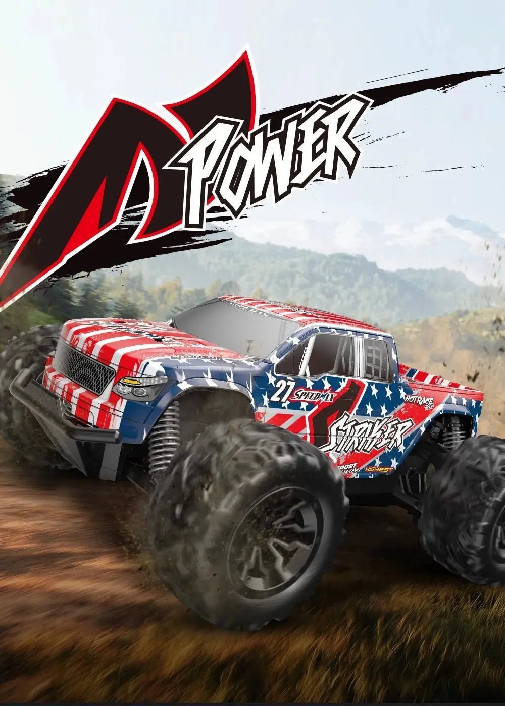 Auto a Control Remoto - 1/20 Camioneta Wild Hunt - Striker S777 - Jugueteria del Sur