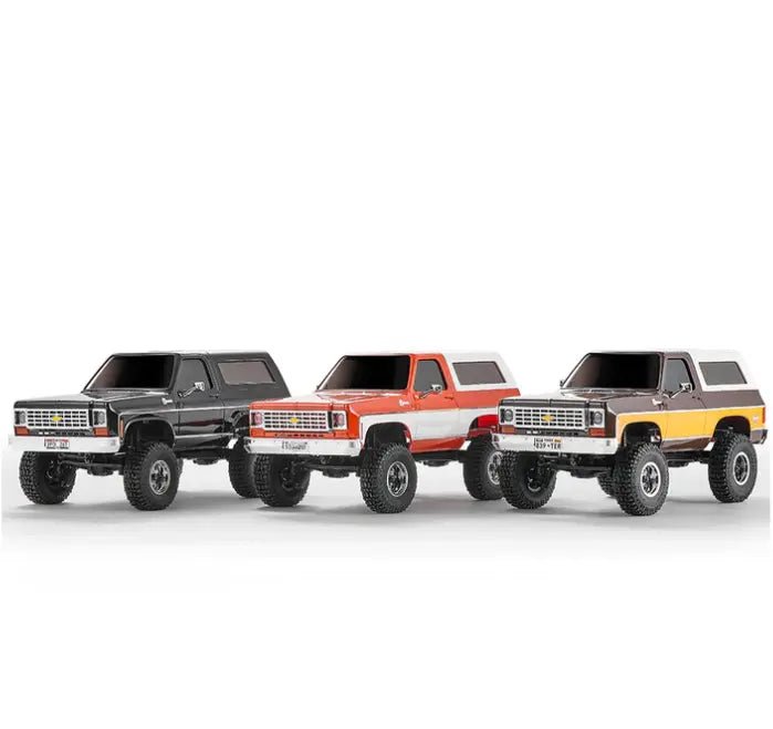 Auto a Control Remoto - 1/24 CHEVROLET K5 Blazer - FMS FCX24 Naranja, Negro o Café - Jugueteria del Sur