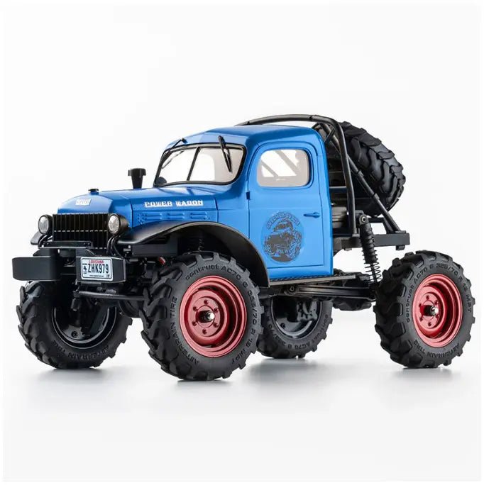 Auto a Control Remoto - 1/24 Power Wagon - FMS FCX24 Amarillo, Azul o Rojo - Jugueteria del Sur