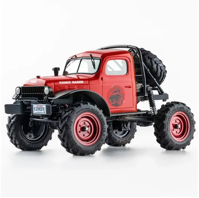 Auto a Control Remoto - 1/24 Power Wagon - FMS FCX24 Amarillo, Azul o Rojo - Jugueteria del Sur