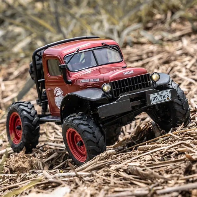 Auto a Control Remoto - 1/24 Power Wagon - FMS FCX24 Amarillo, Azul o Rojo - Jugueteria del Sur