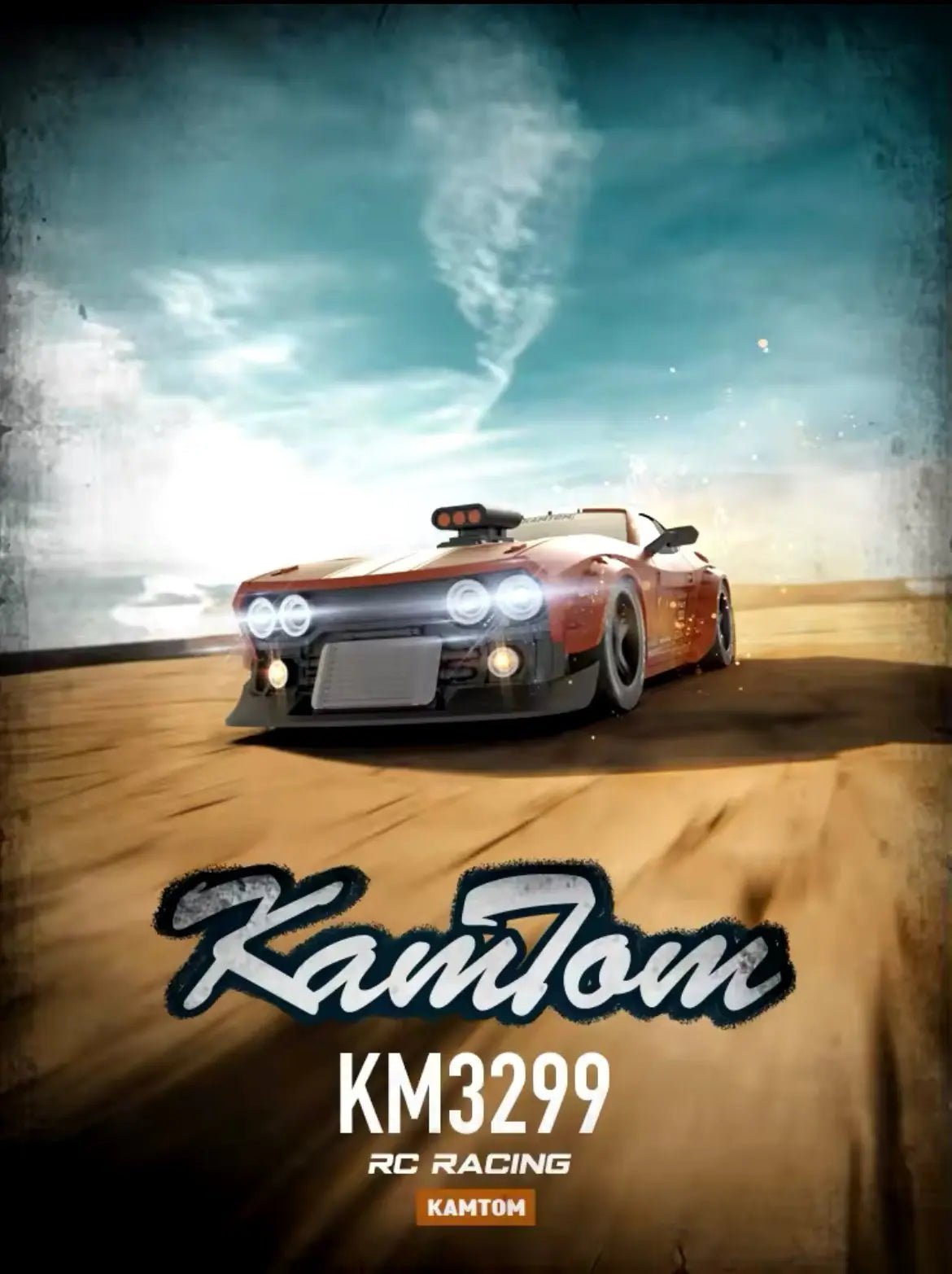 Auto a Control Remoto - 1/32 Drift Kamtom - km3299 Rojo o Negro - Jugueteria del Sur