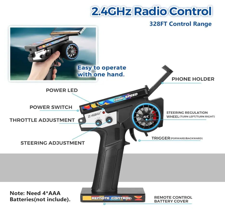 Auto a control remoto - Buggy a escala 1/14 - Wltoys 144011 - Jugueteria del Sur