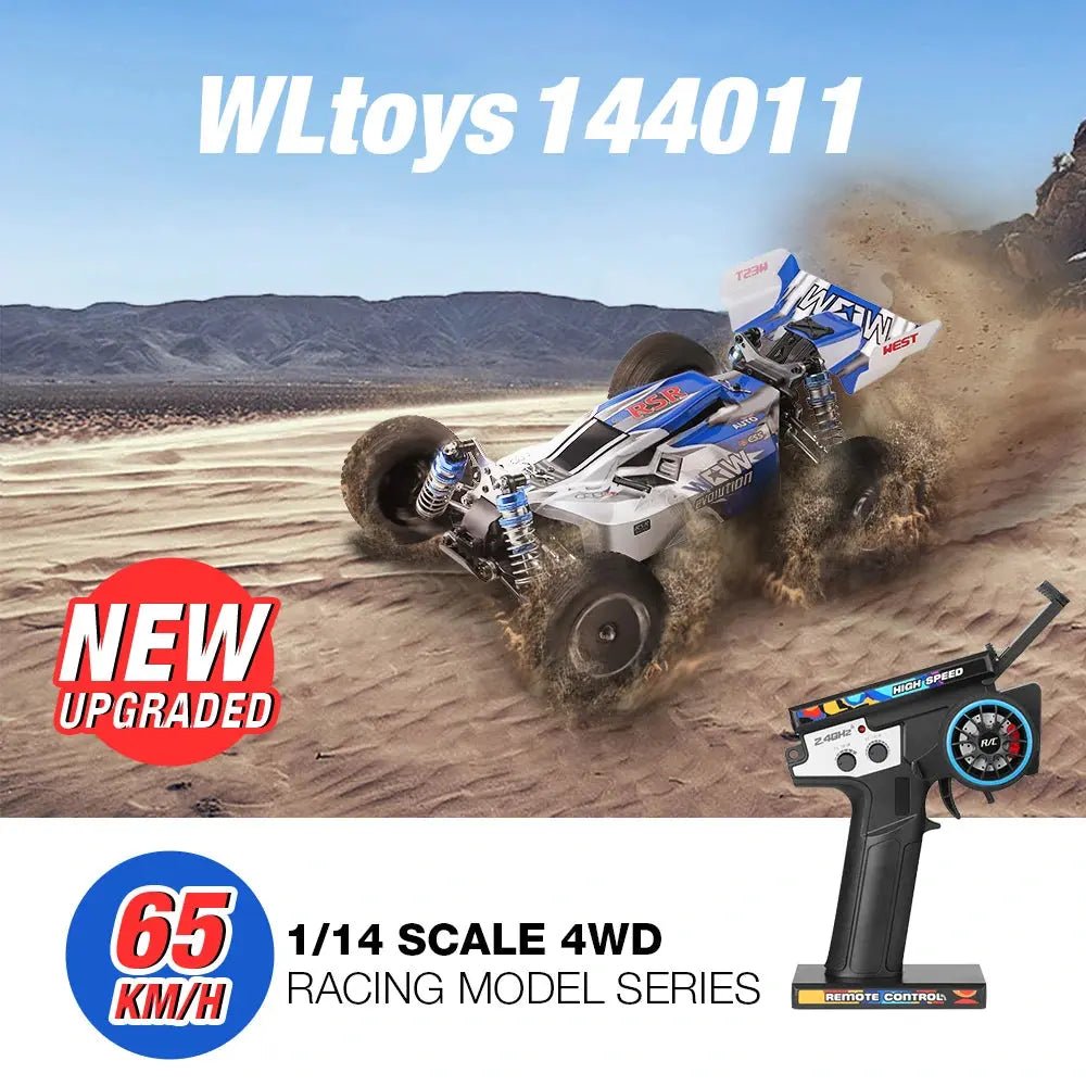 Auto a control remoto - Buggy a escala 1/14 - Wltoys 144011 - Jugueteria del Sur
