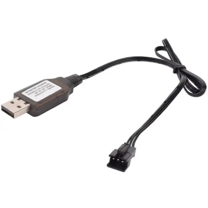 Cargador De Batería - Conector SM-3P - USB 7,4V 1000mA - Juguetería del Sur