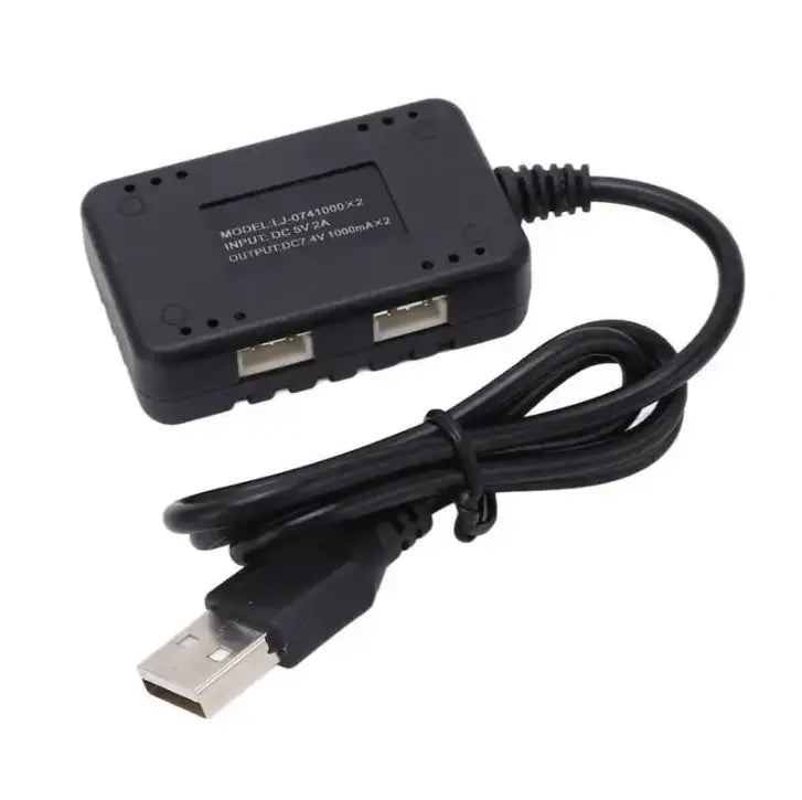 Cargador De Batería - Doble 2S - USB 7,4 V 1Ax2 - Jugueteria del Sur