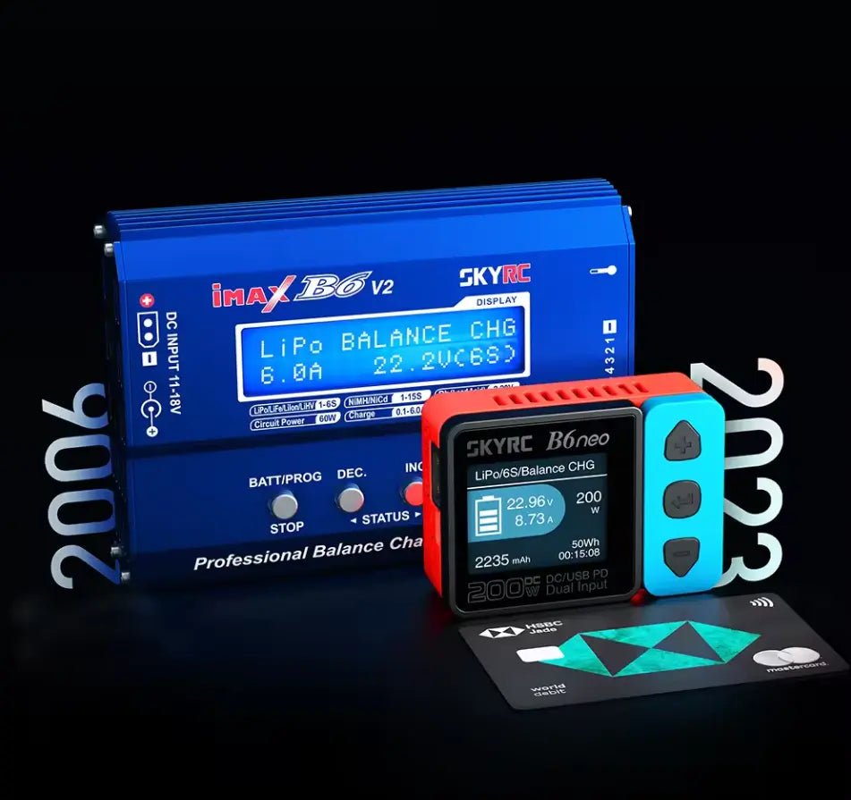 Cargador De Batería - Skyrc B6 Neo - 1s A 6s 10a 200w - Jugueteria del Sur