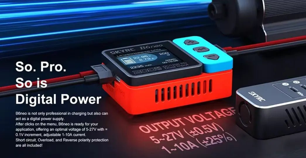 Cargador De Batería - Skyrc B6 Neo - 1s A 6s 10a 200w - Jugueteria del Sur