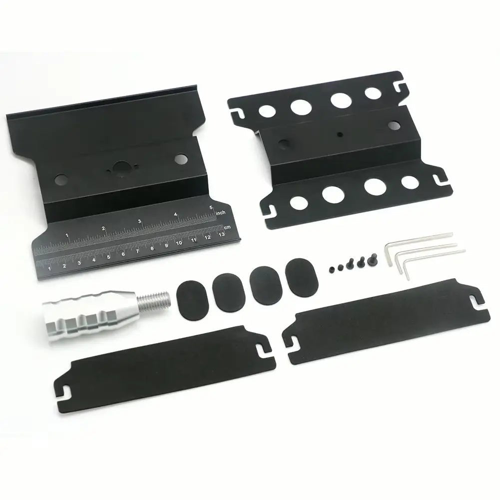 Estación de Trabajo - 1/8 a 1/16 - Negro Aluminio - Jugueteria del Sur