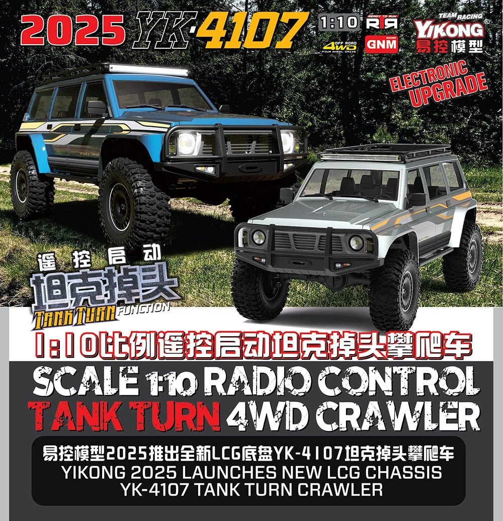 1/10 YK4107 Rock Crawler - Yikong - Jugueteria del Sur