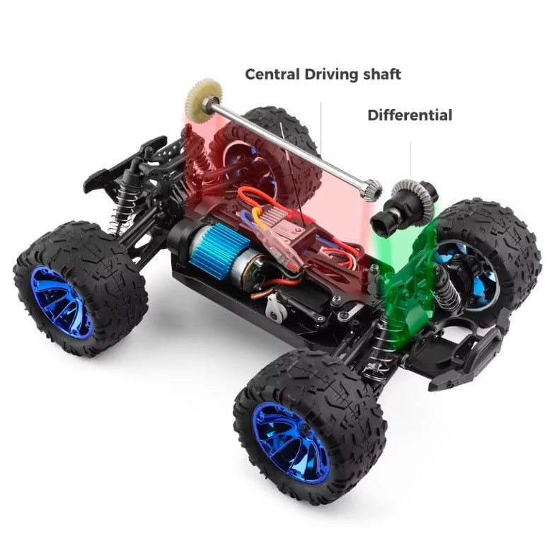 1/14 Monster Truck 4WD Off-Road - Wltoys 144018 - Jugueteria del Sur