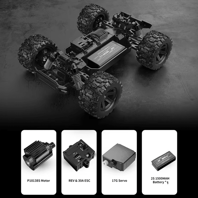 1/18 Camioneta 4WD Off-Road - MJX Hyper Go 18208 - Jugueteria del Sur