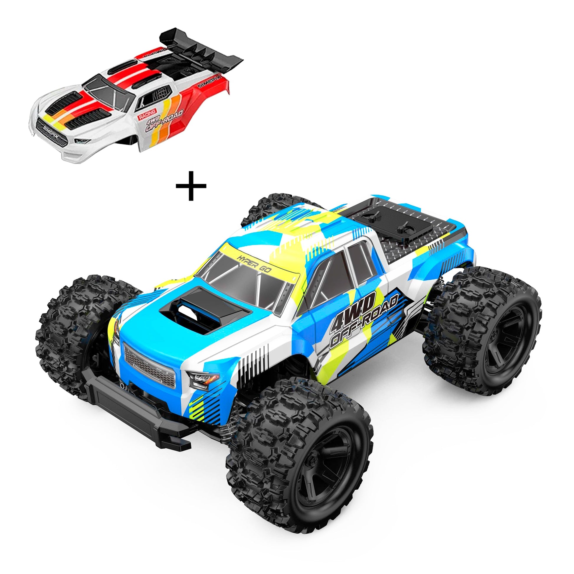 1/18 Camioneta 4WD Off-Road - MJX Hyper Go 18208 - Jugueteria del Sur