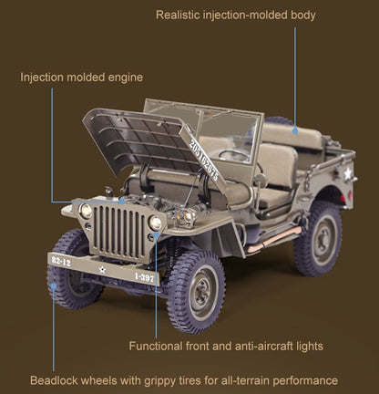 1/6 1941 MB Scaler RC Crawler - FMS - Jugueteria del Sur