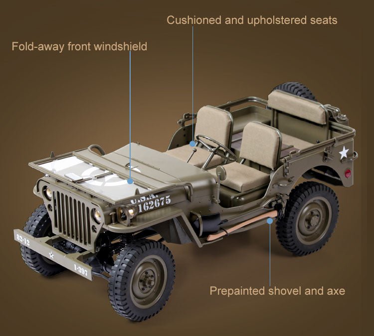 1/6 1941 MB Scaler RC Crawler - FMS - Jugueteria del Sur